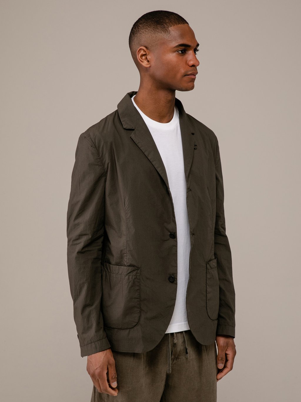 Detailansicht von Baumwollsakko von HANNES ROETHER