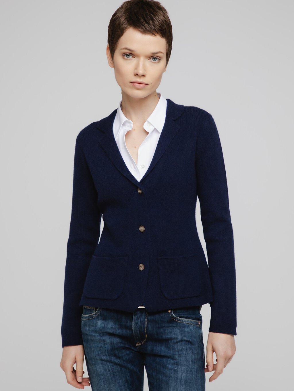 Detailansicht von Blazer aus Wolle von DANIELS