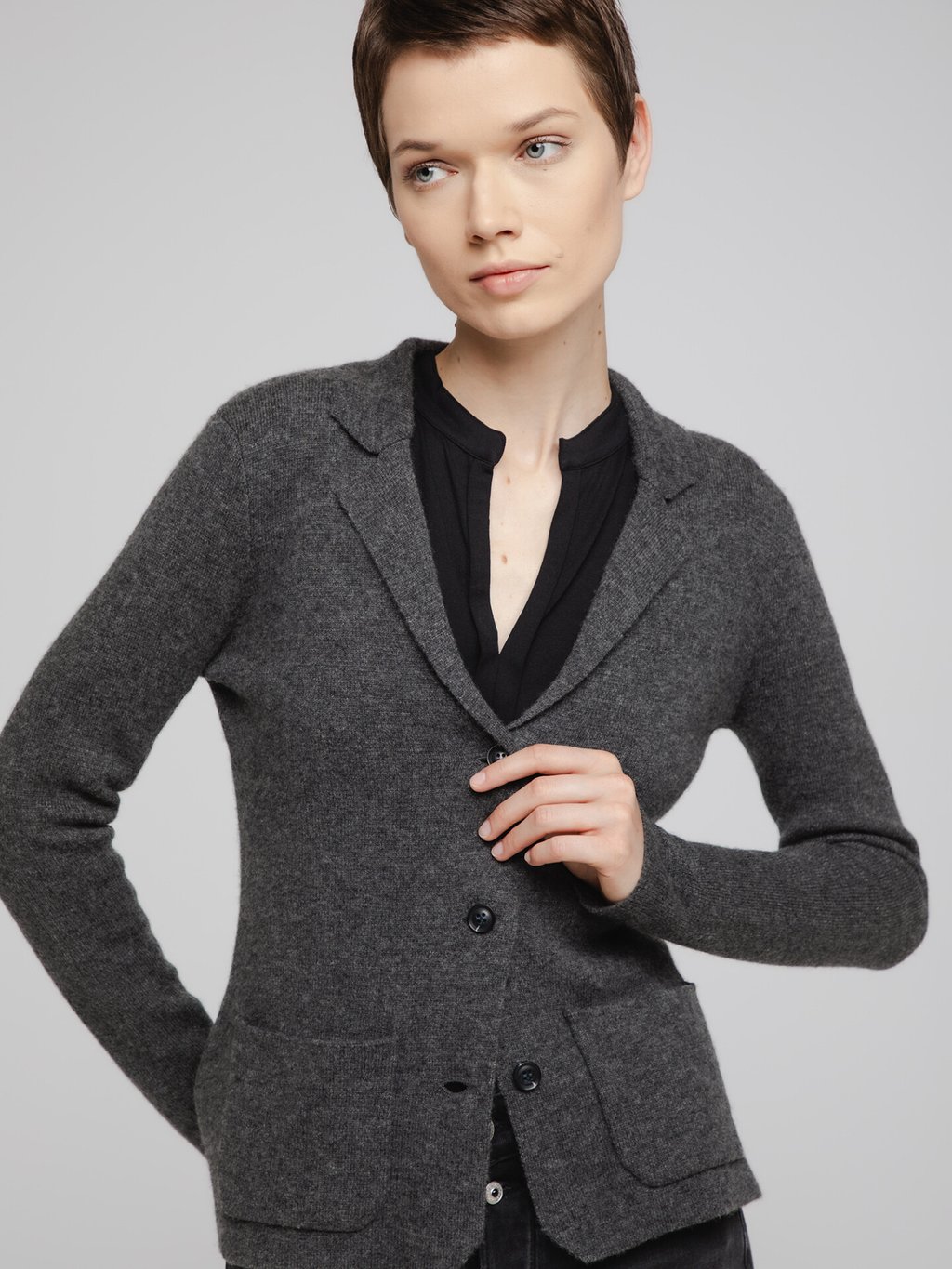 Detailansicht von Blazer aus Wolle von DANIELS