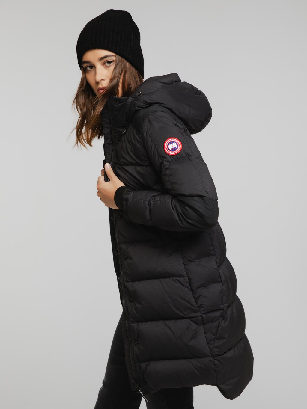 Detailansicht von Daunenmantel von CANADA GOOSE
