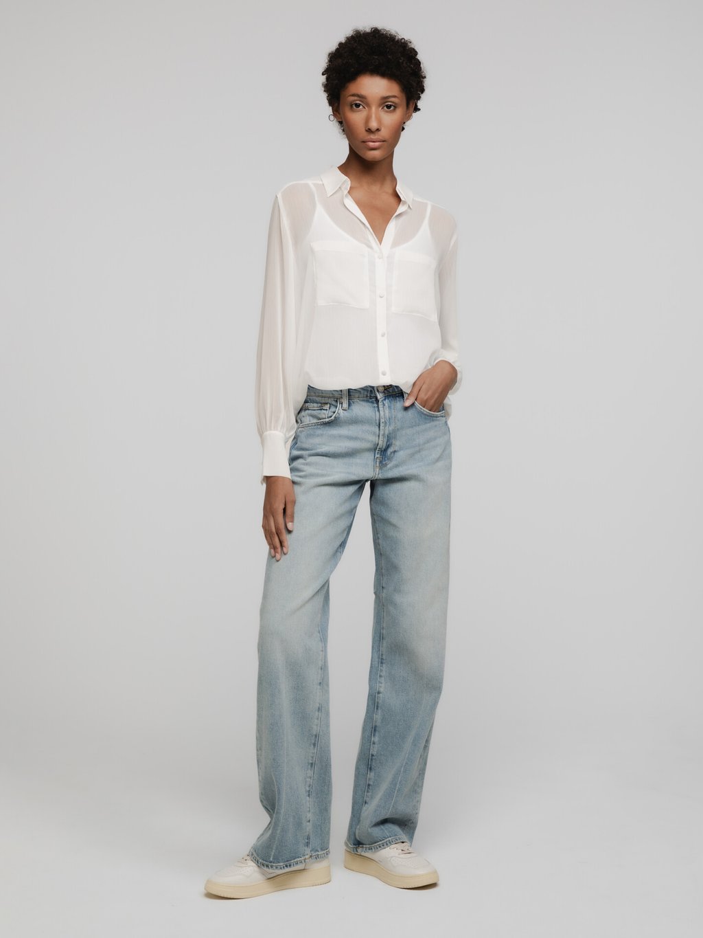Detailansicht von Wide Leg Jeans von 7 FOR ALL MANKIND