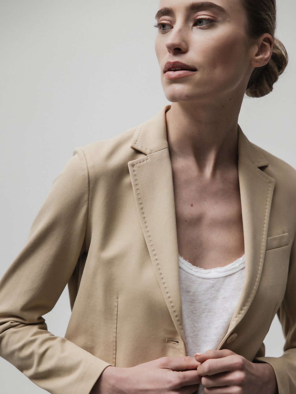 Detailansicht von Blazer aus Baumwolle von CIRCOLO