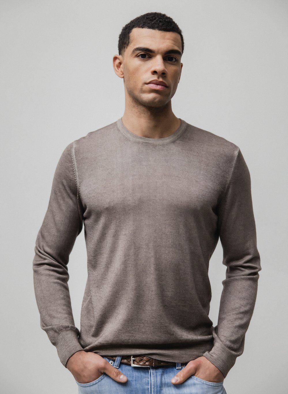 Detailansicht von Leichter Pullover aus Schurwolle von GRAN SASSO