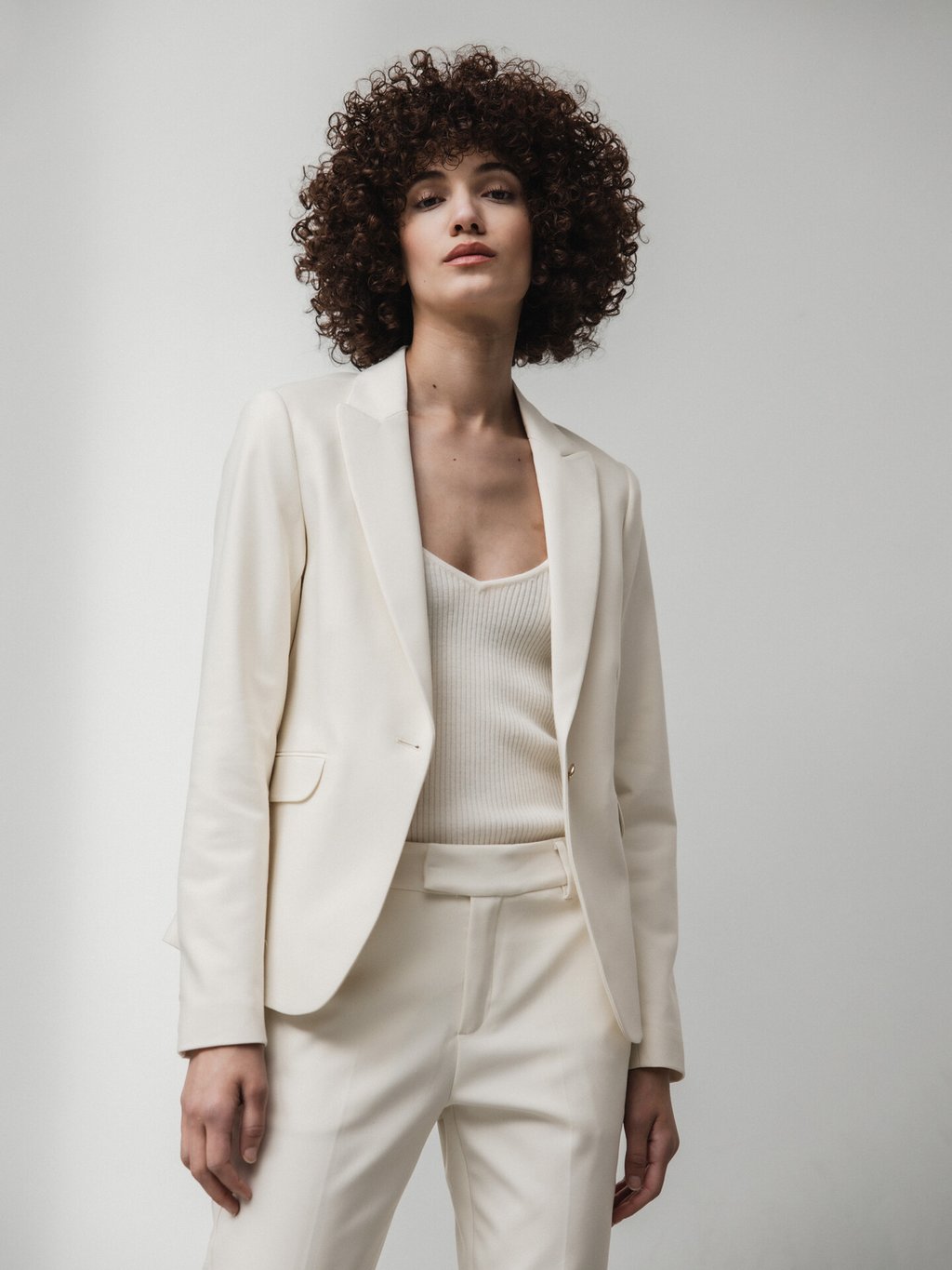 Detailansicht von Blazer aus Baumwolle von MOS MOSH