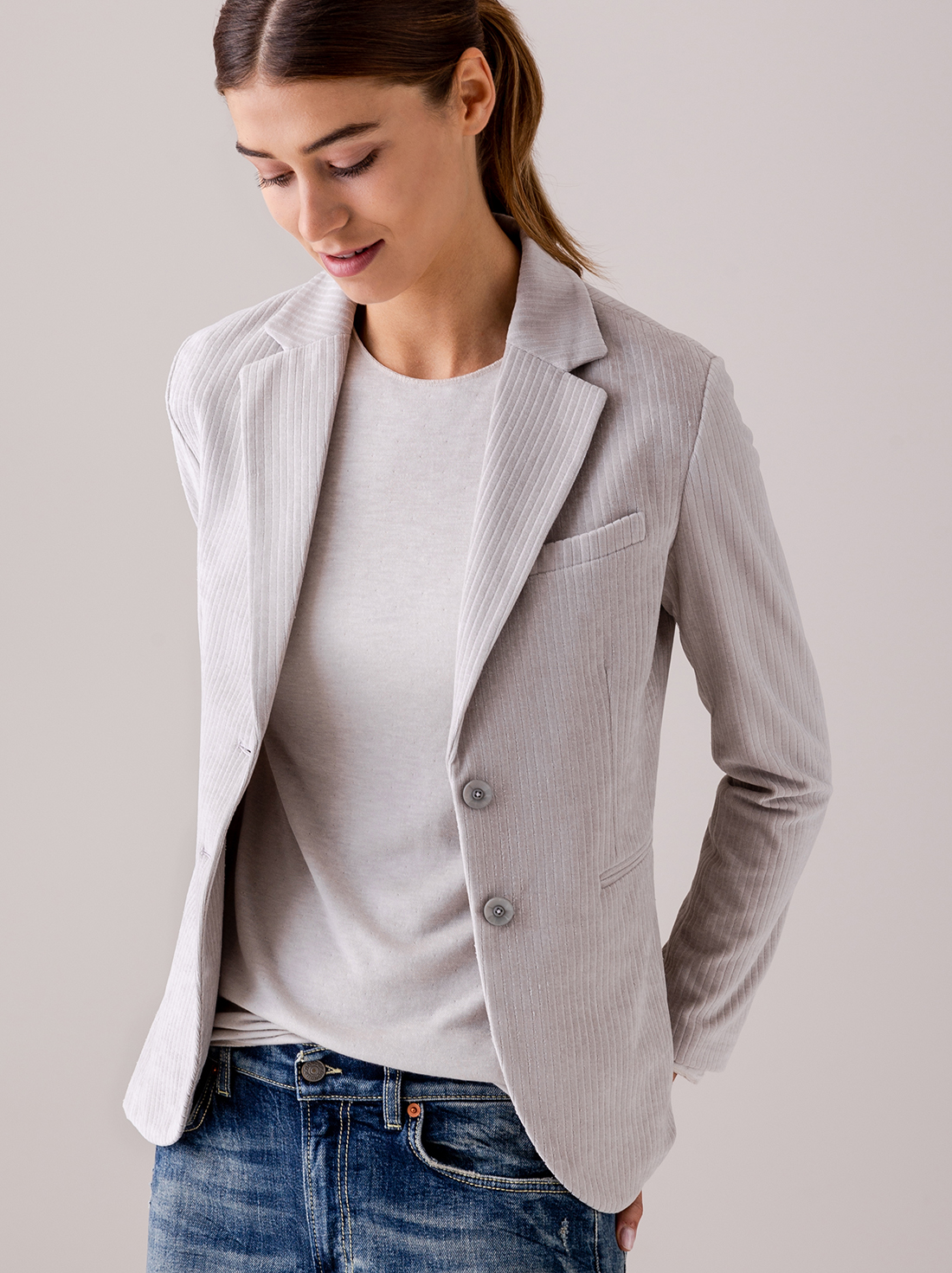 Detailansicht von Cordblazer von CIRCOLO