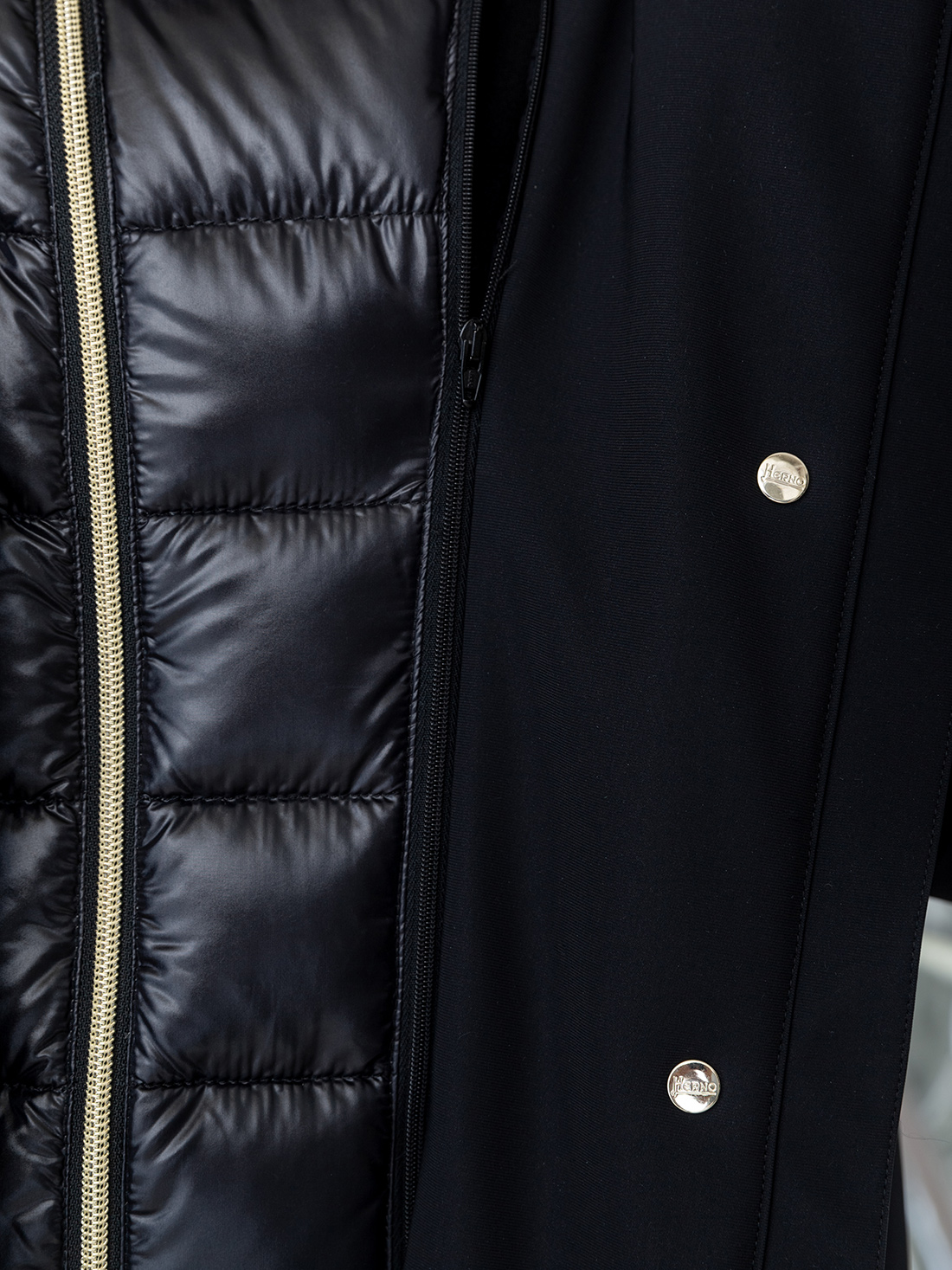 Detailansicht von Langer Mantel von HERNO