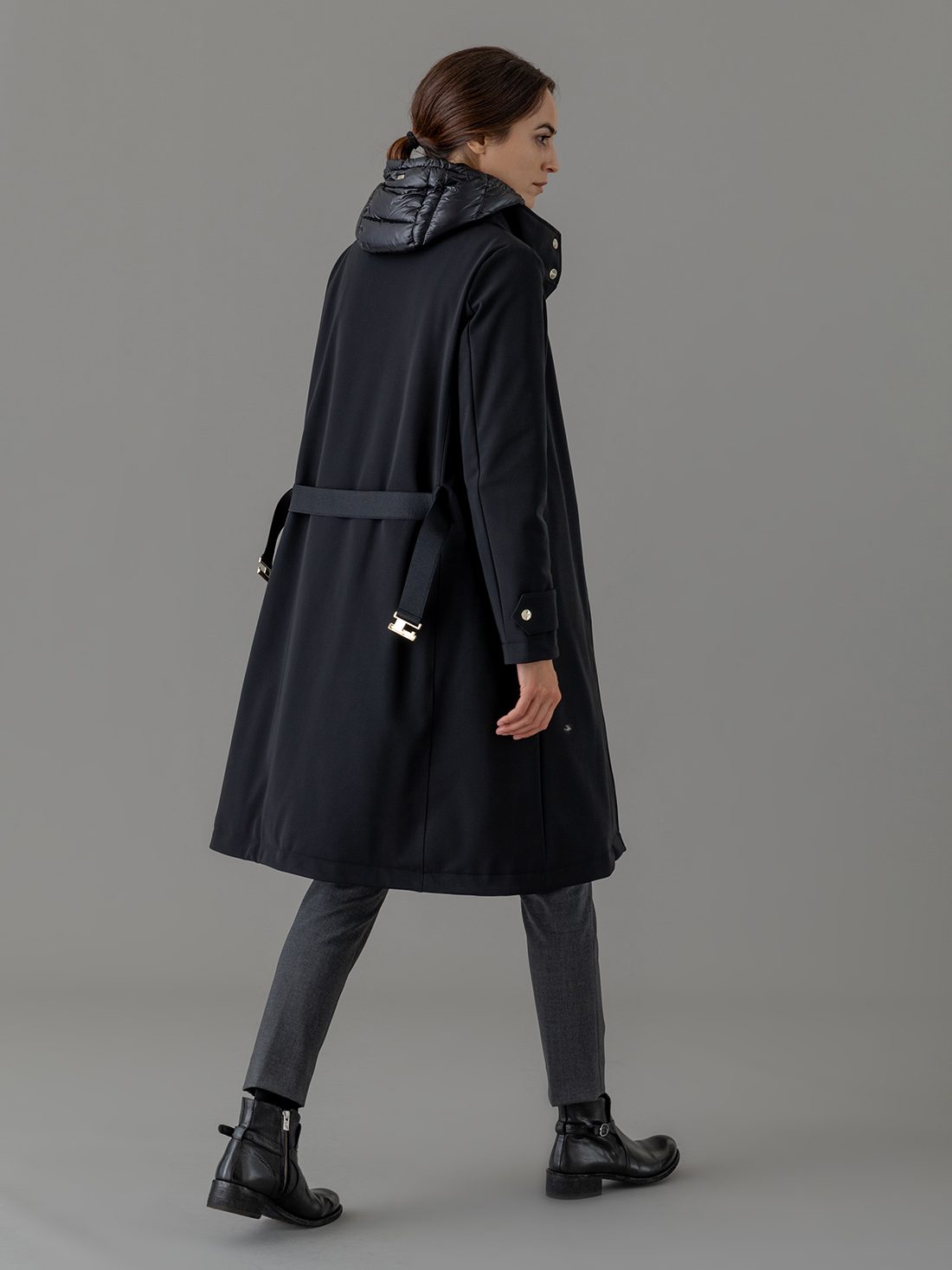 Detailansicht von Langer Mantel von HERNO