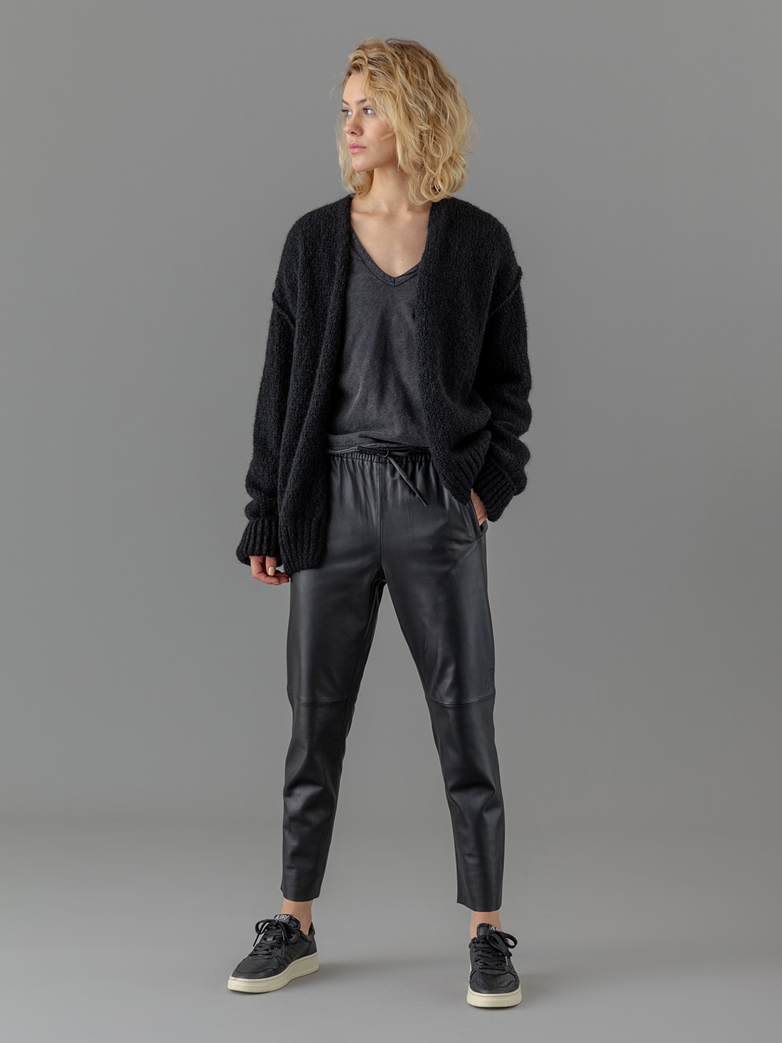 Detailansicht von Nappa-Lederhose von OAKWOOD