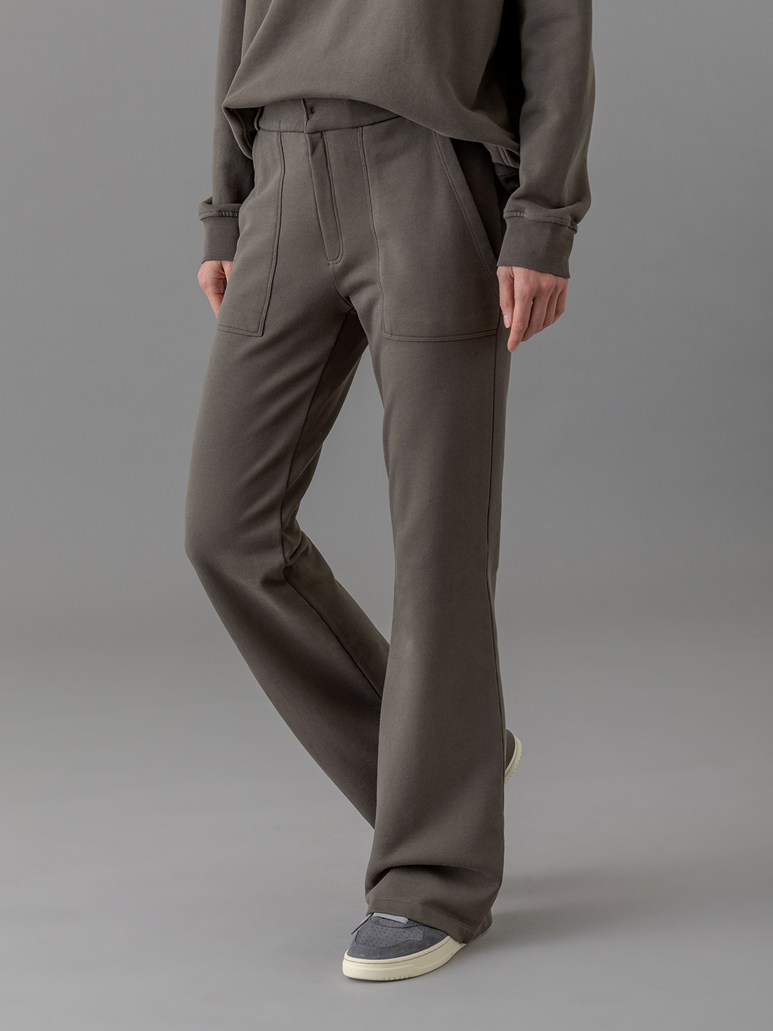 Detailansicht von Flared Sweathose aus Baumwolle von DANIELS