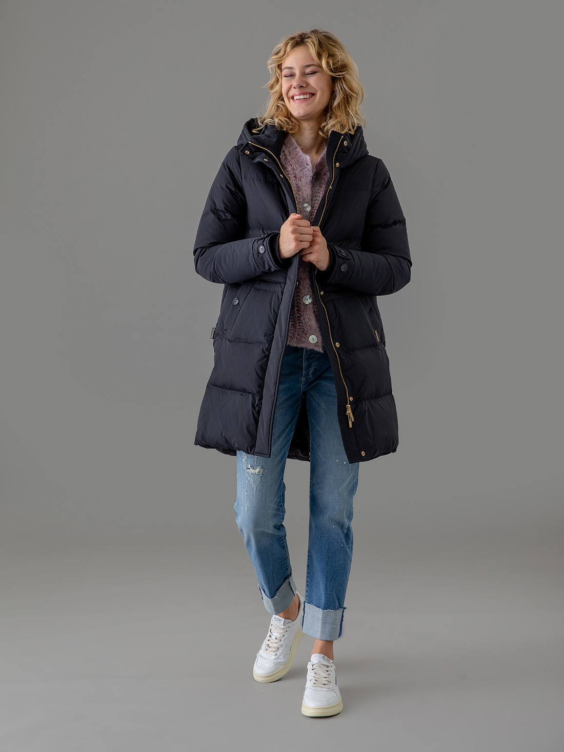 Detailansicht von Daunenmantel von WOOLRICH