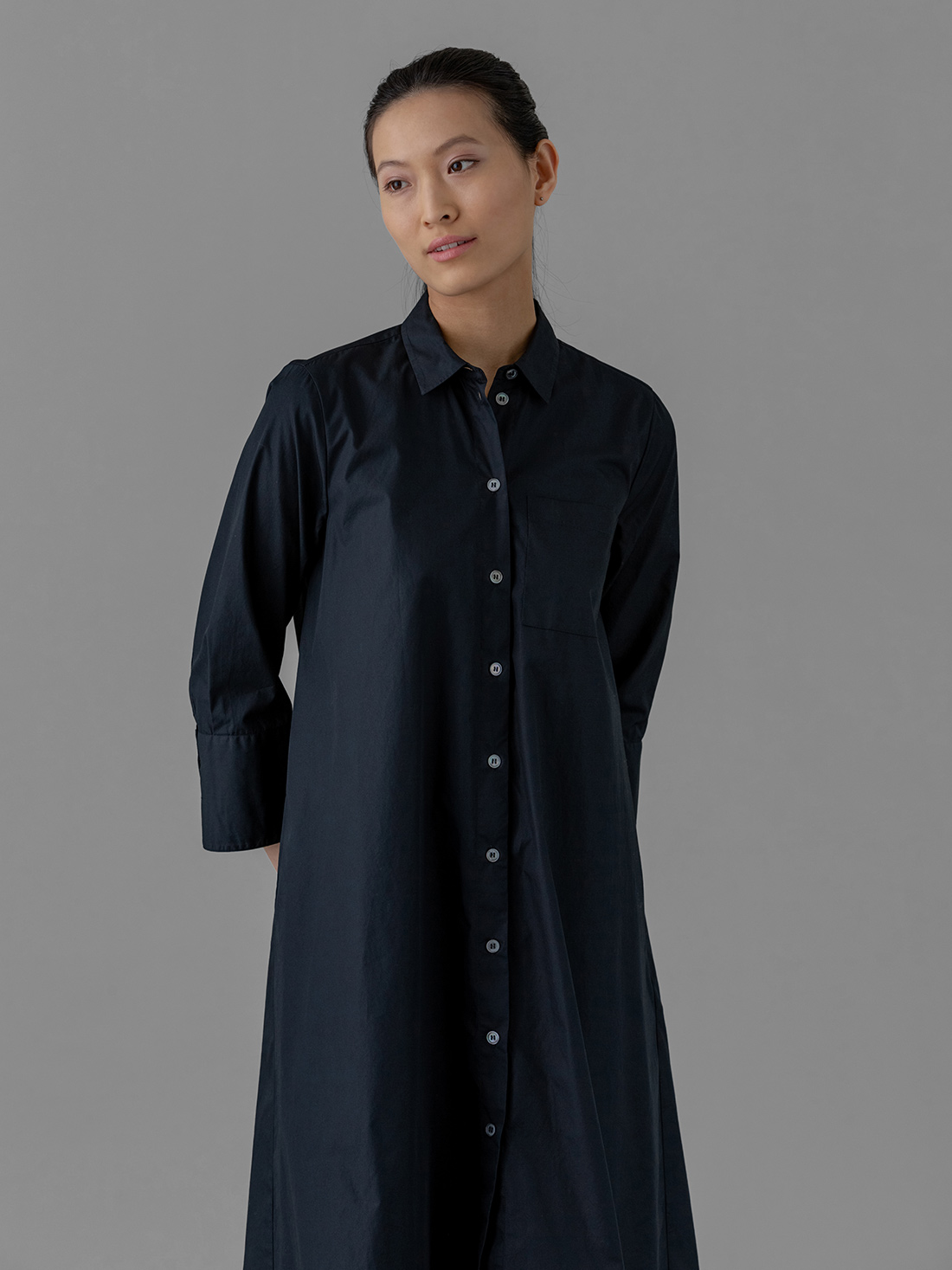 Detailansicht von Midi-Hemdblusenkleid von ROBERT FRIEDMAN