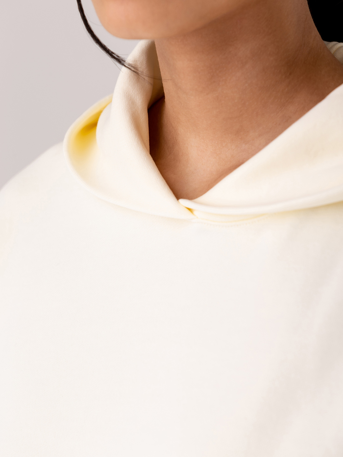 Detailansicht von Kapuzen-Sweatshirt aus Baumwolle von DANIELS