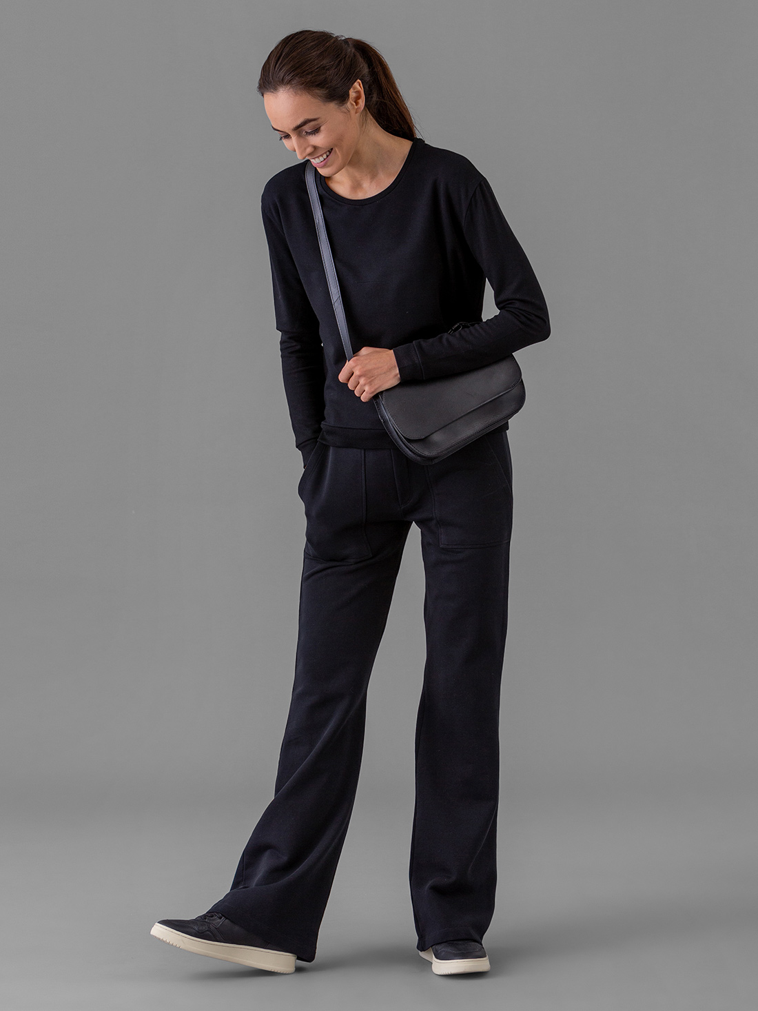 Detailansicht von Flared Sweathose aus Baumwolle von DANIELS