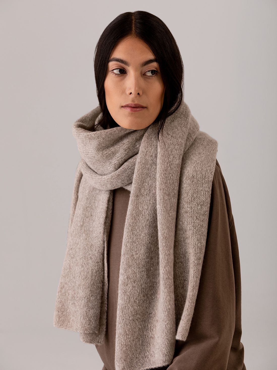 Detailansicht von Schal aus Cashmere von PUR SCHOEN