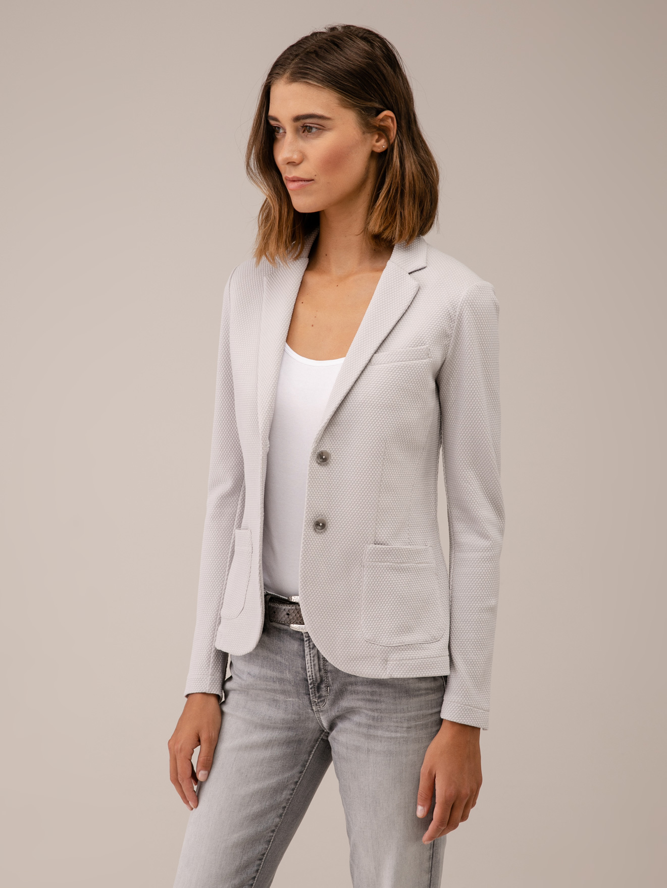 Detailansicht von Blazer aus Baumwolle von DANIELS