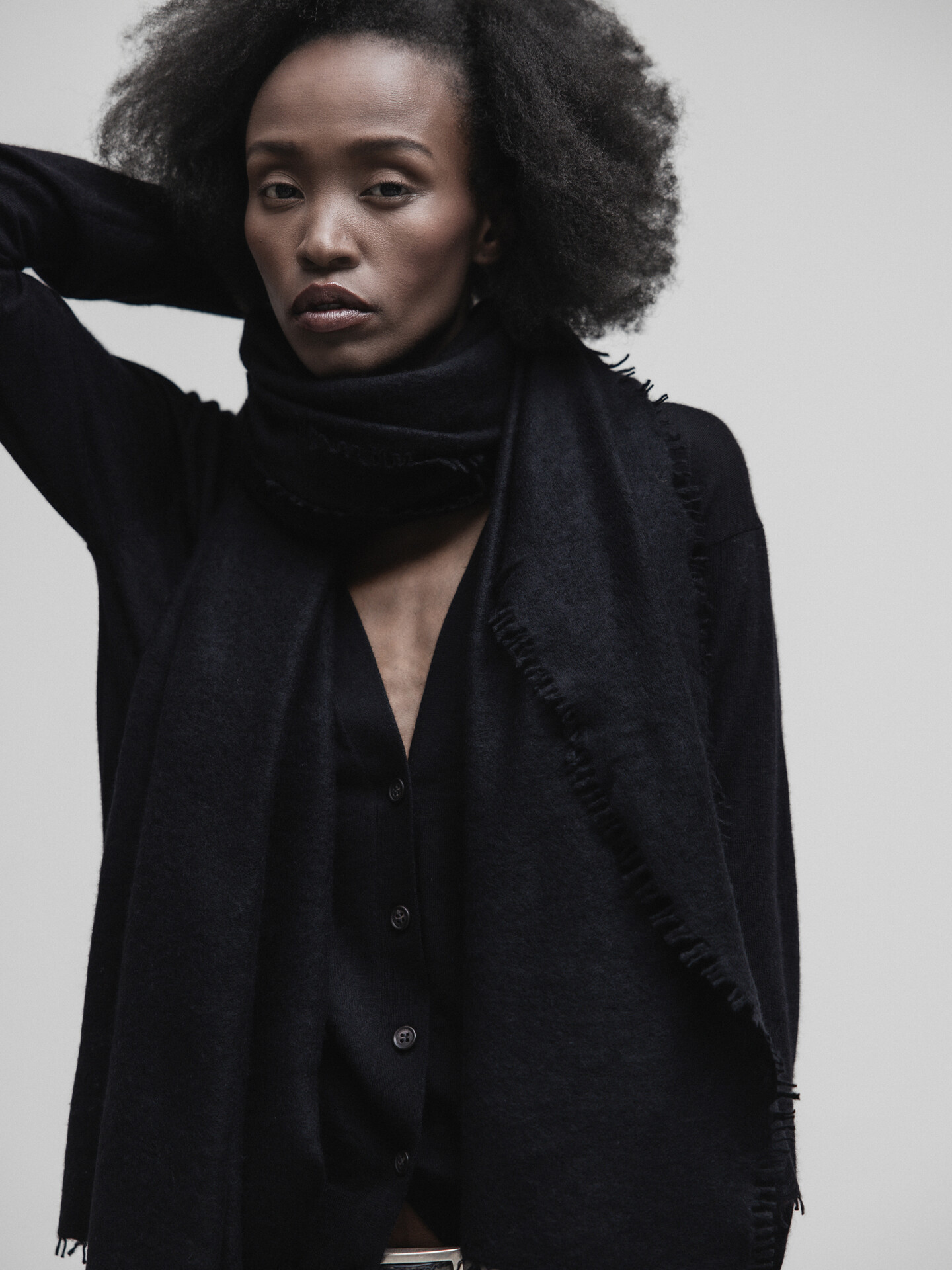 Detailansicht von Schal aus Cashmere von PUR SCHOEN