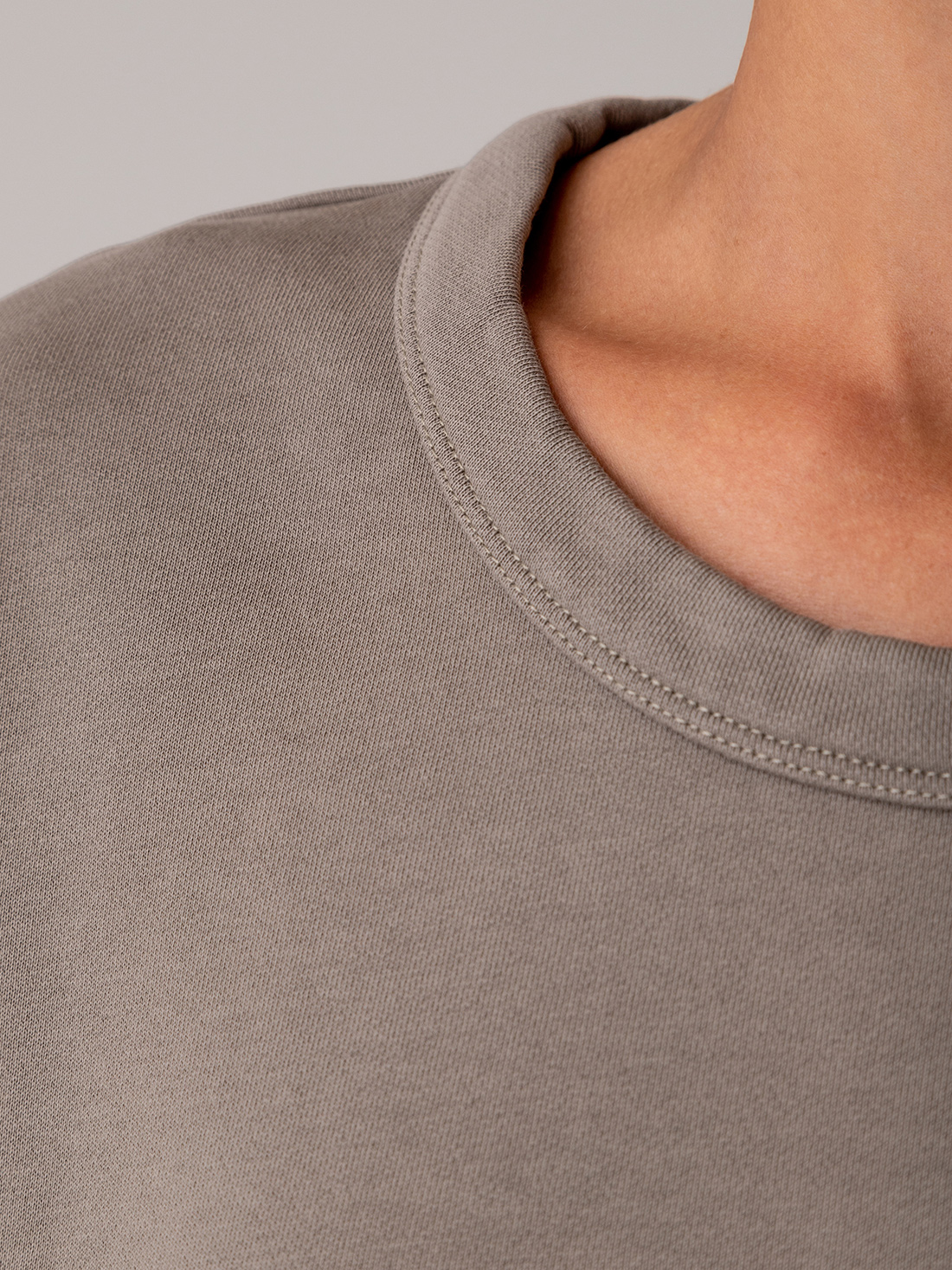 Detailansicht von Sweatshirt aus Baumwolle von DANIELS