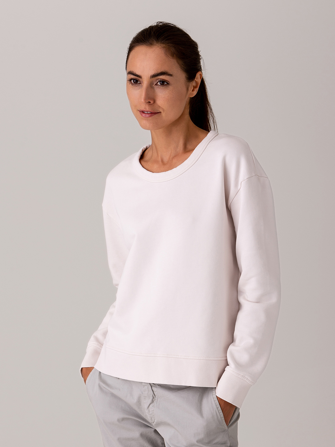 Detailansicht von Sweatshirt aus Baumwolle von DANIELS