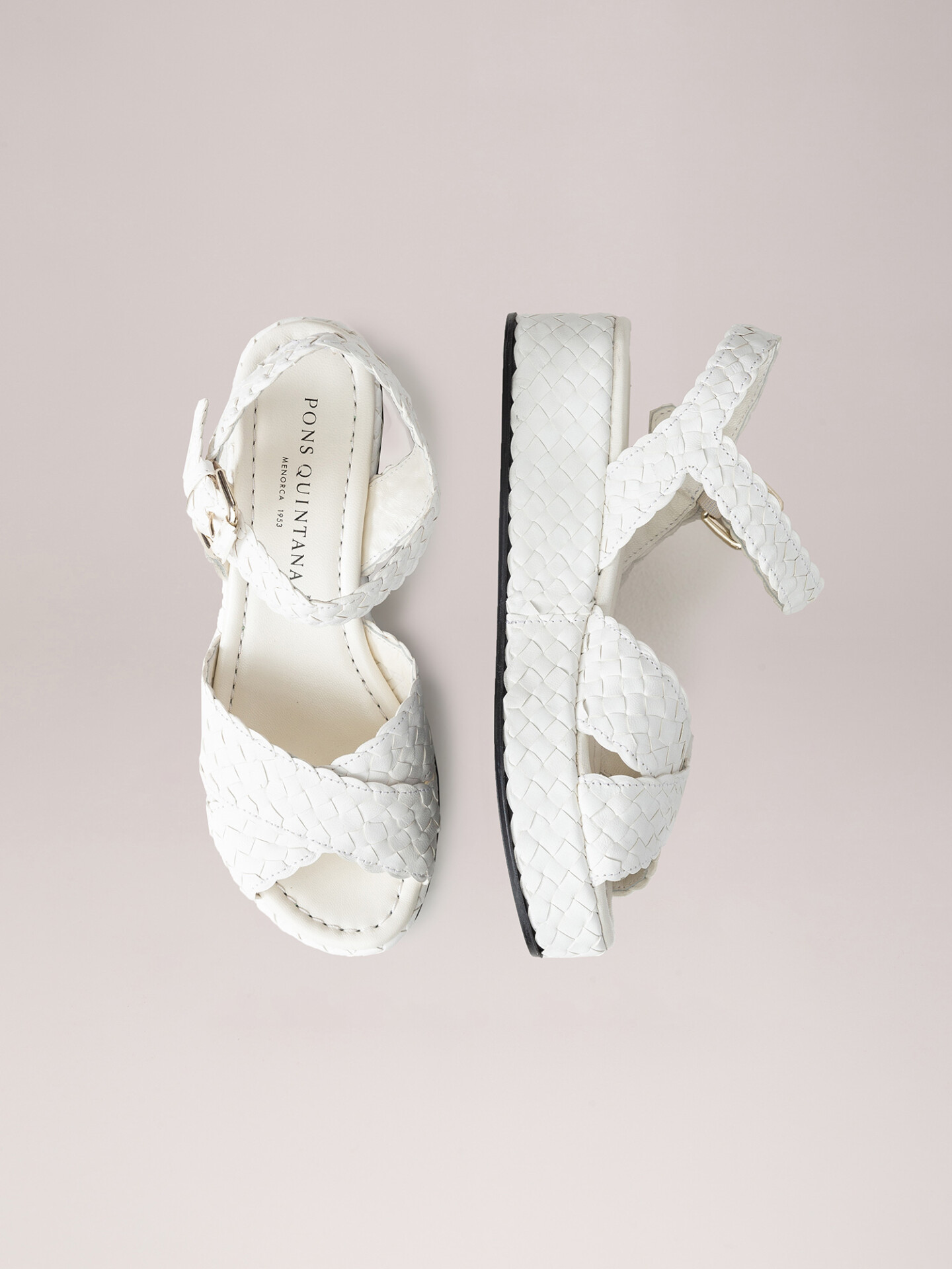 Detailansicht von Plateau-Sandalen von PONS QUINTANA