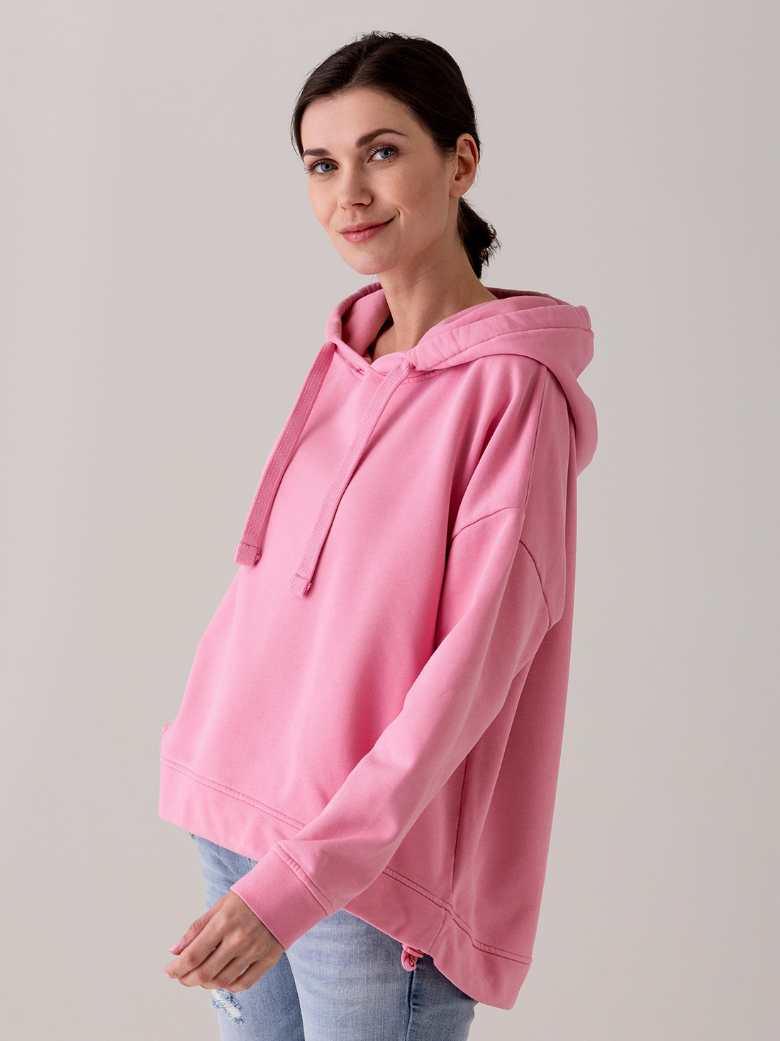 Detailansicht von Kapuzen-Sweatshirt aus Baumwolle von DANIELS