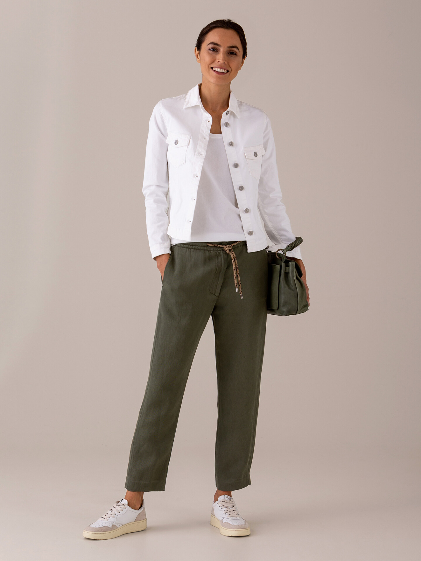 Detailansicht von Handtasche aus Leder von OFFICINE CREATIVE