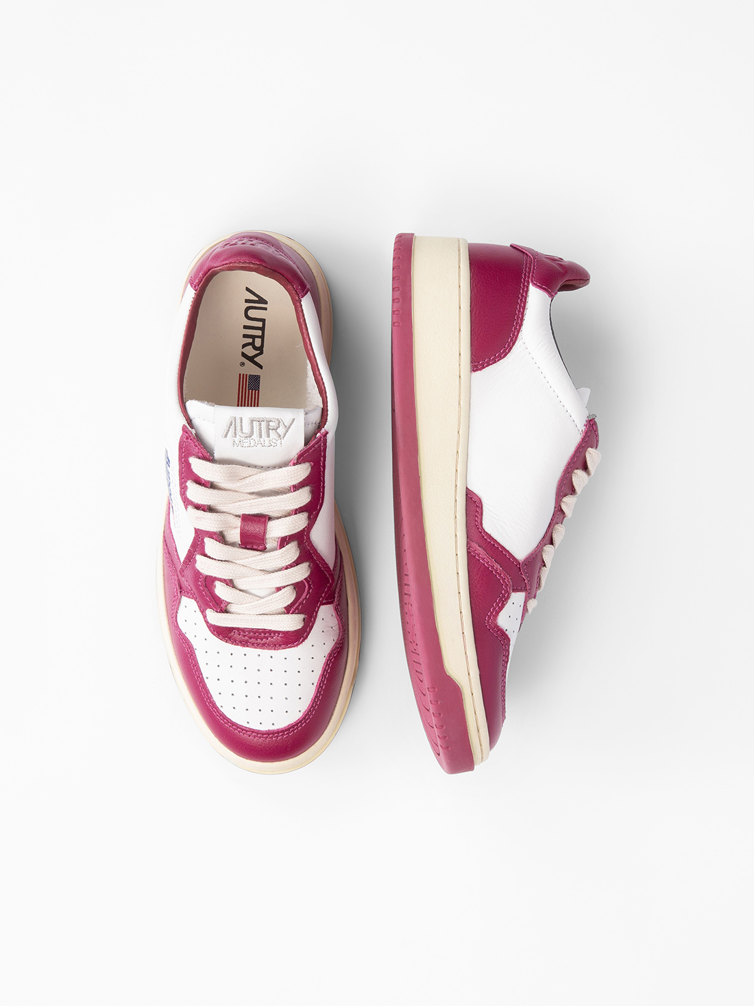 Detailansicht von Sneaker aus Leder von AUTRY