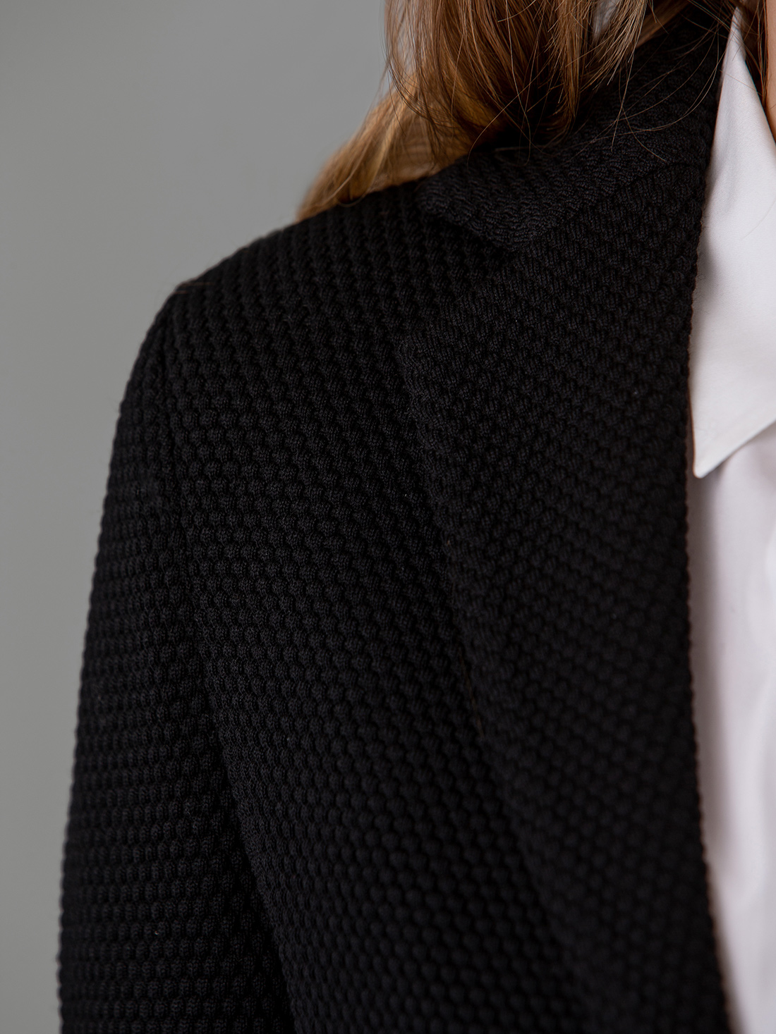 Detailansicht von Blazer aus Wolle von CIRCOLO