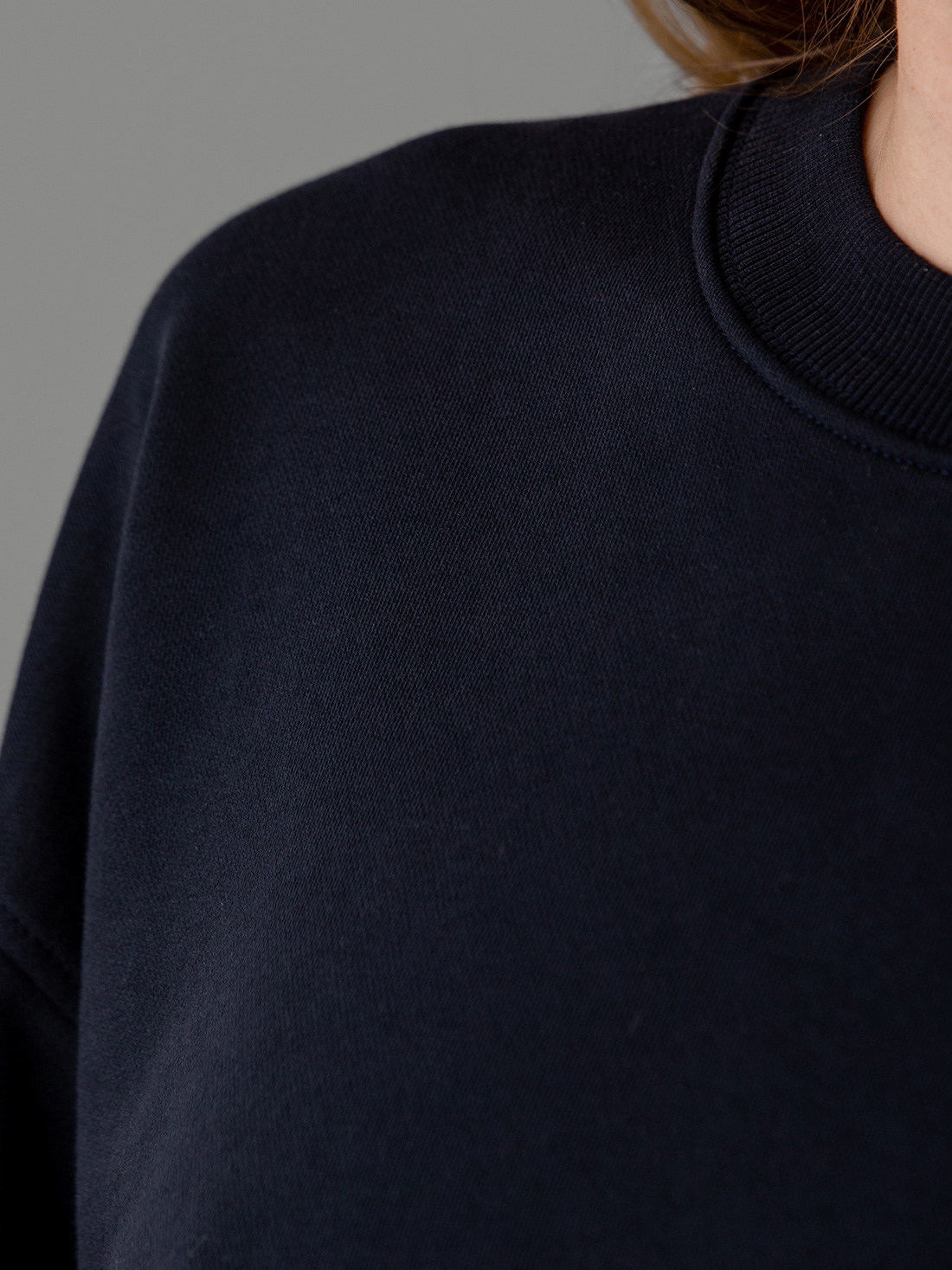 Detailansicht von Sweatshirt aus Baumwolle von DANIELS