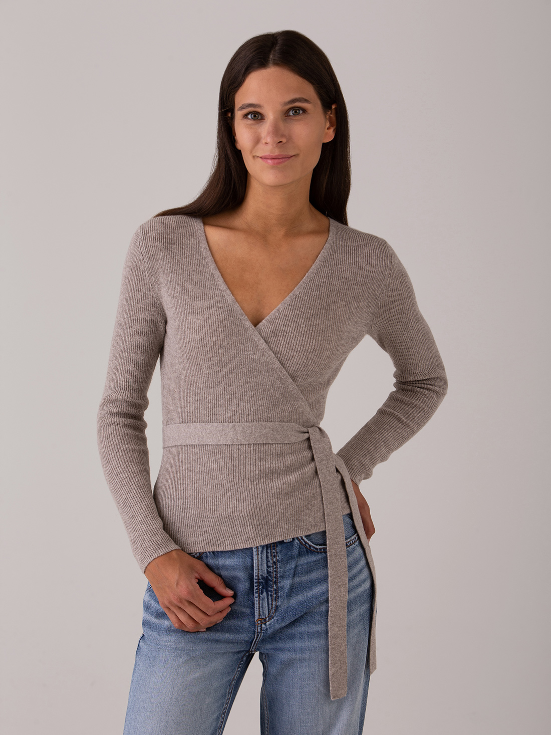 Detailansicht von Wickeljacke aus Baumwolle von DANIELS