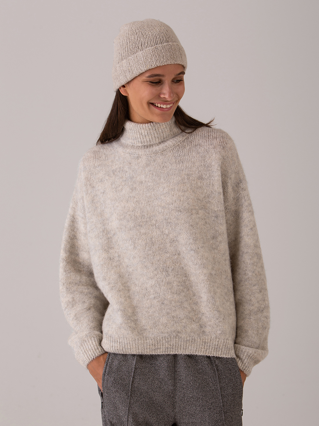 Detailansicht von Rollkragenpullover von AMERICAN VINTAGE