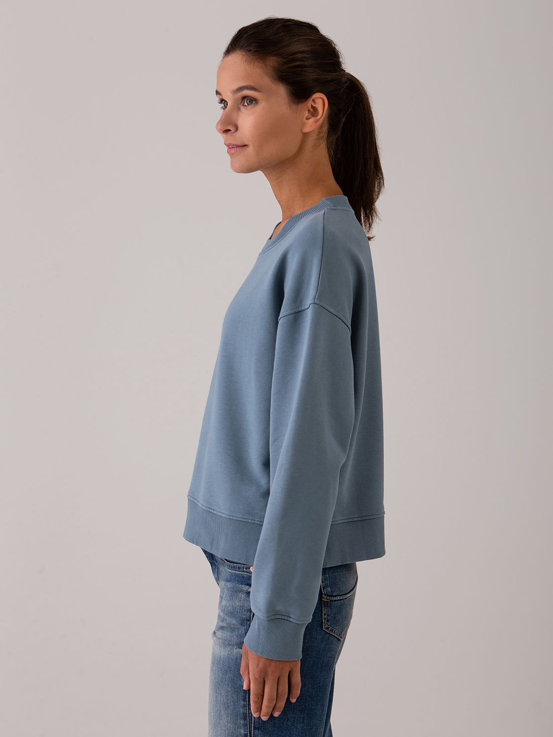 Detailansicht von Sweatshirt aus Baumwolle von DANIELS