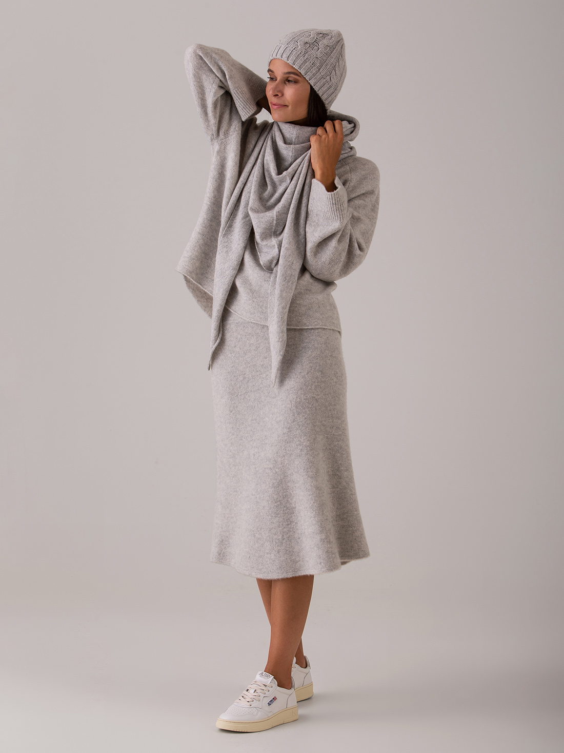 Detailansicht von Weiter Pullover aus Cashmere von DANIELS