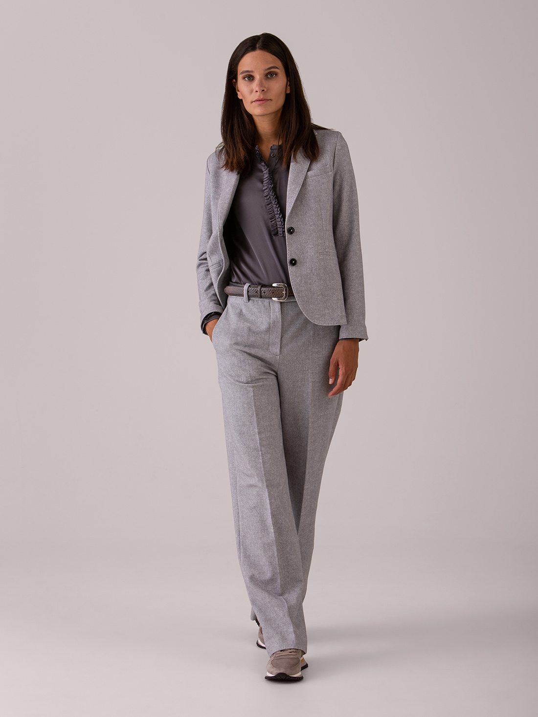 Detailansicht von Weite Hose aus Baumwolle von CIRCOLO