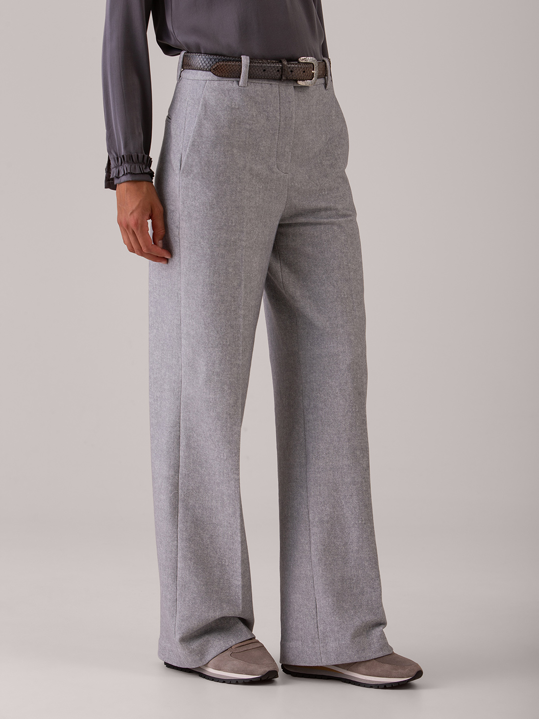 Detailansicht von Weite Hose aus Baumwolle von CIRCOLO