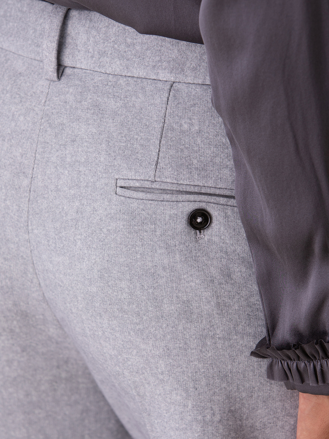 Detailansicht von Weite Hose aus Baumwolle von CIRCOLO