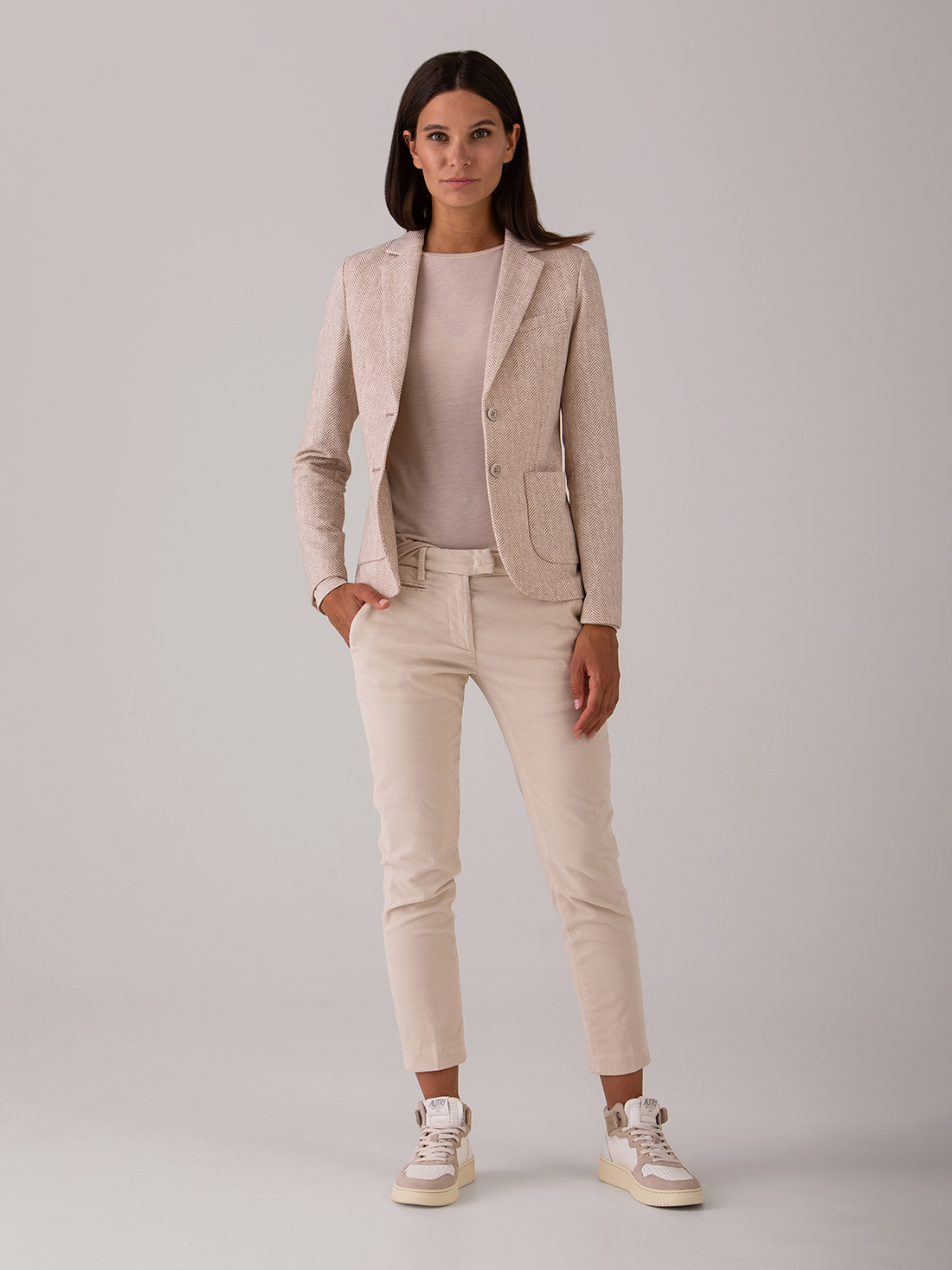 Detailansicht von Blazer aus Baumwolle von CIRCOLO