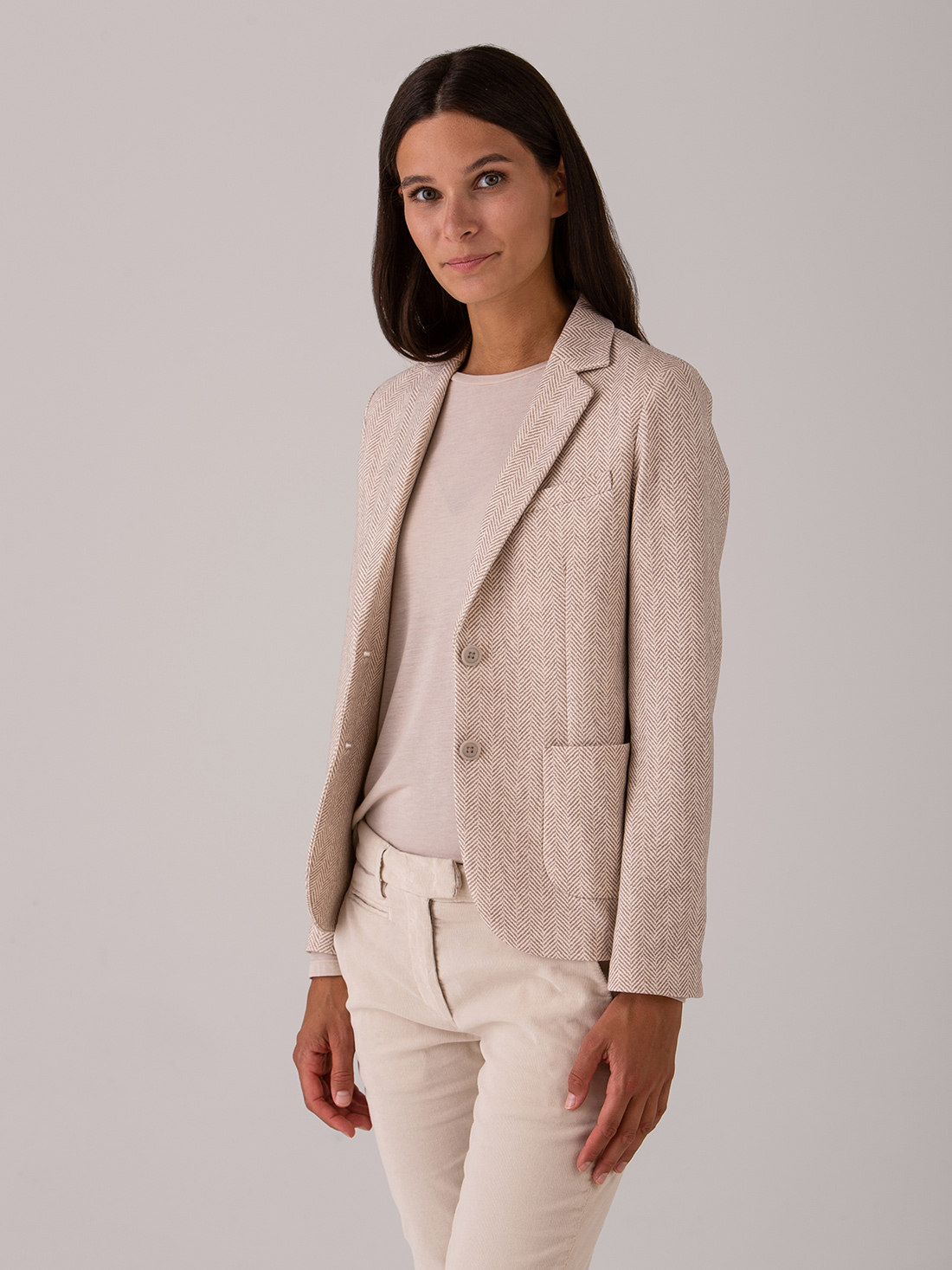 Detailansicht von Blazer aus Baumwolle von CIRCOLO