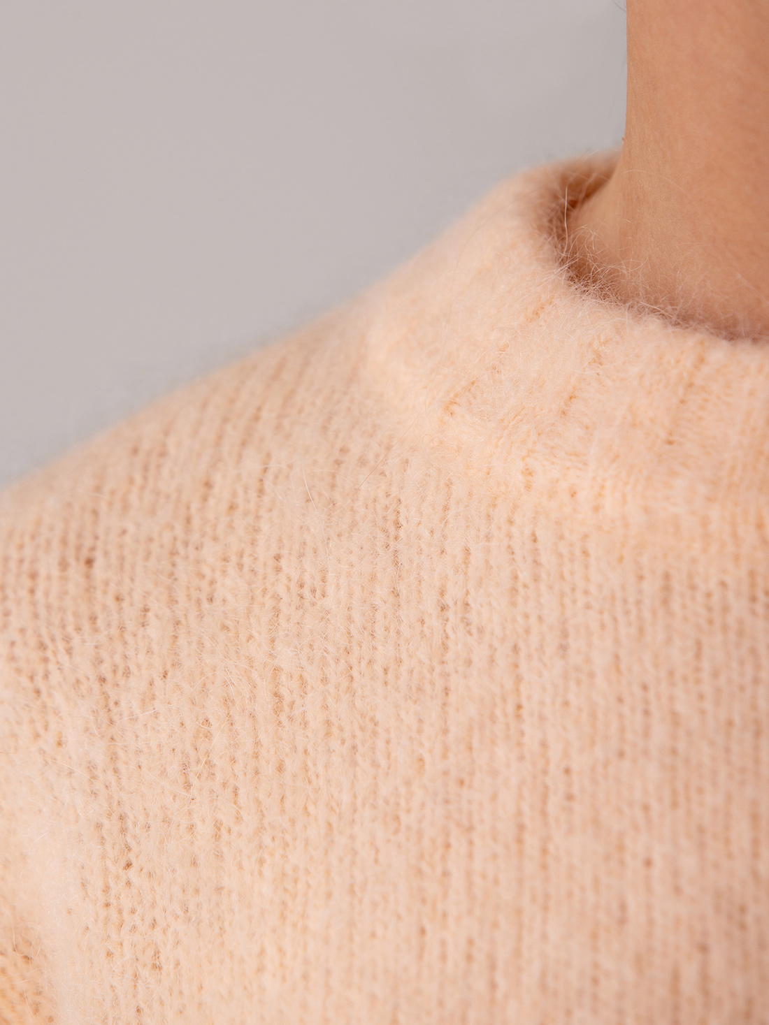 Detailansicht von Kurzer Pullover aus Mohair von AMERICAN VINTAGE