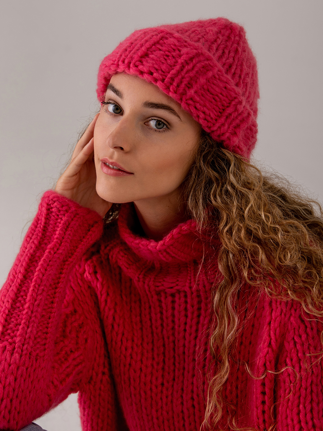 Detailansicht von Mütze aus Cashmere von ELLA SILLA