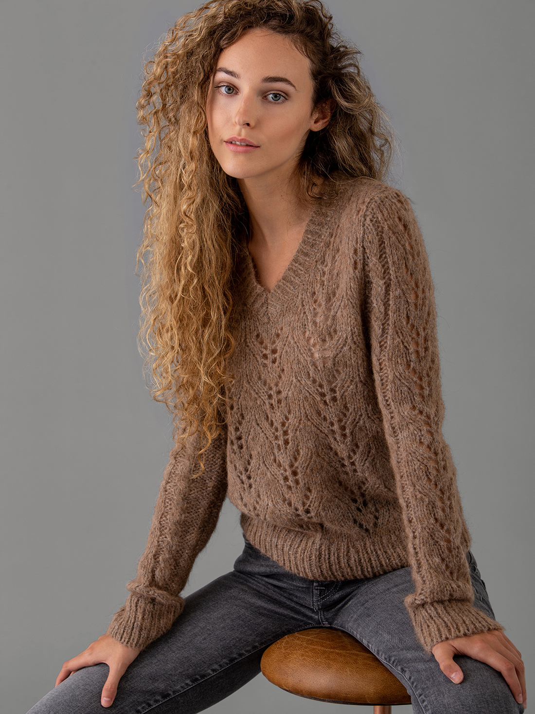 Detailansicht von Pullover mit Lochstrick von DANIELS