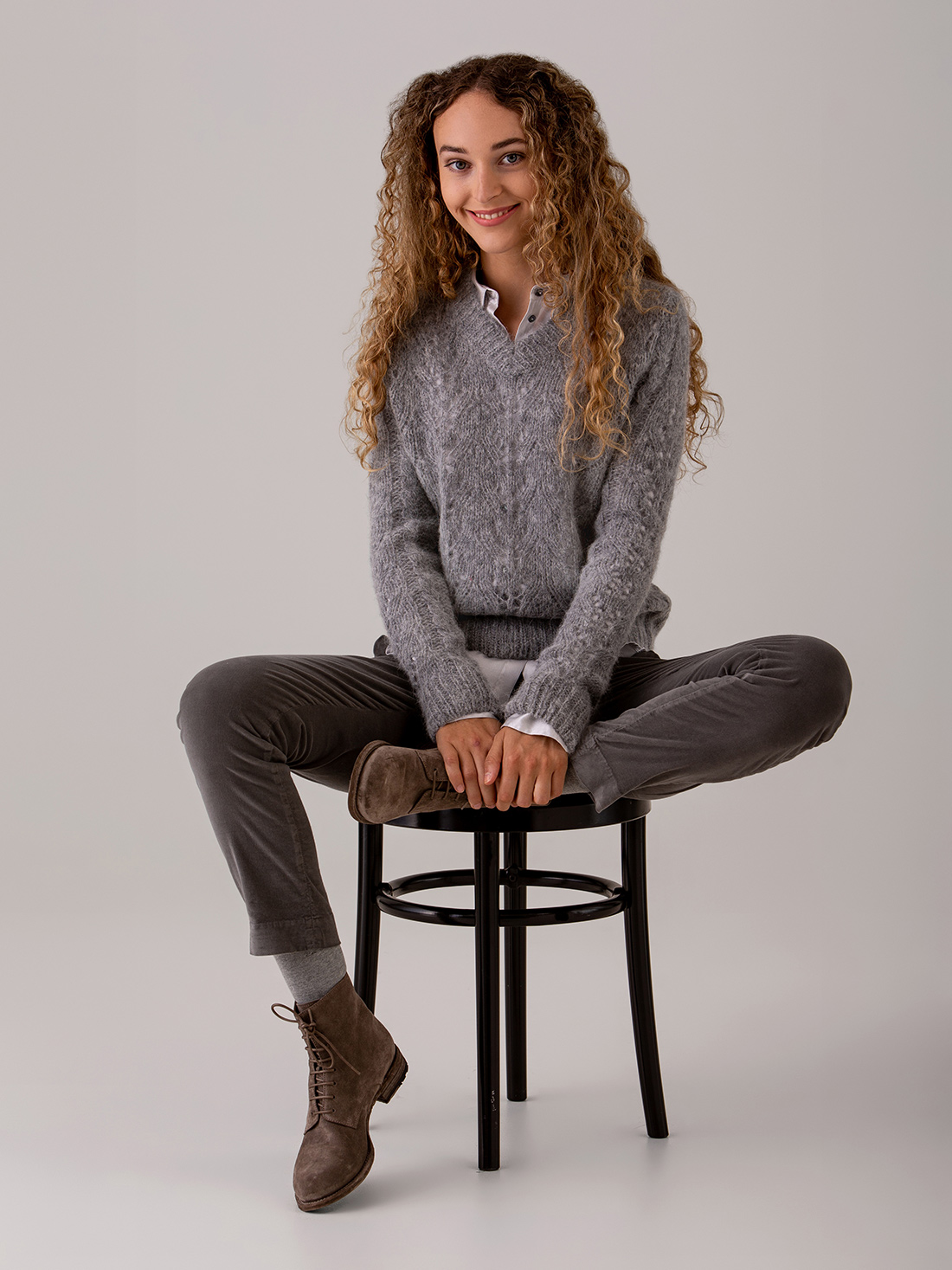 Detailansicht von Pullover mit Lochstrick von DANIELS