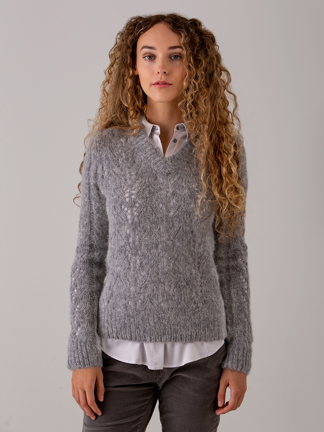 Detailansicht von Pullover mit Lochstrick von DANIELS