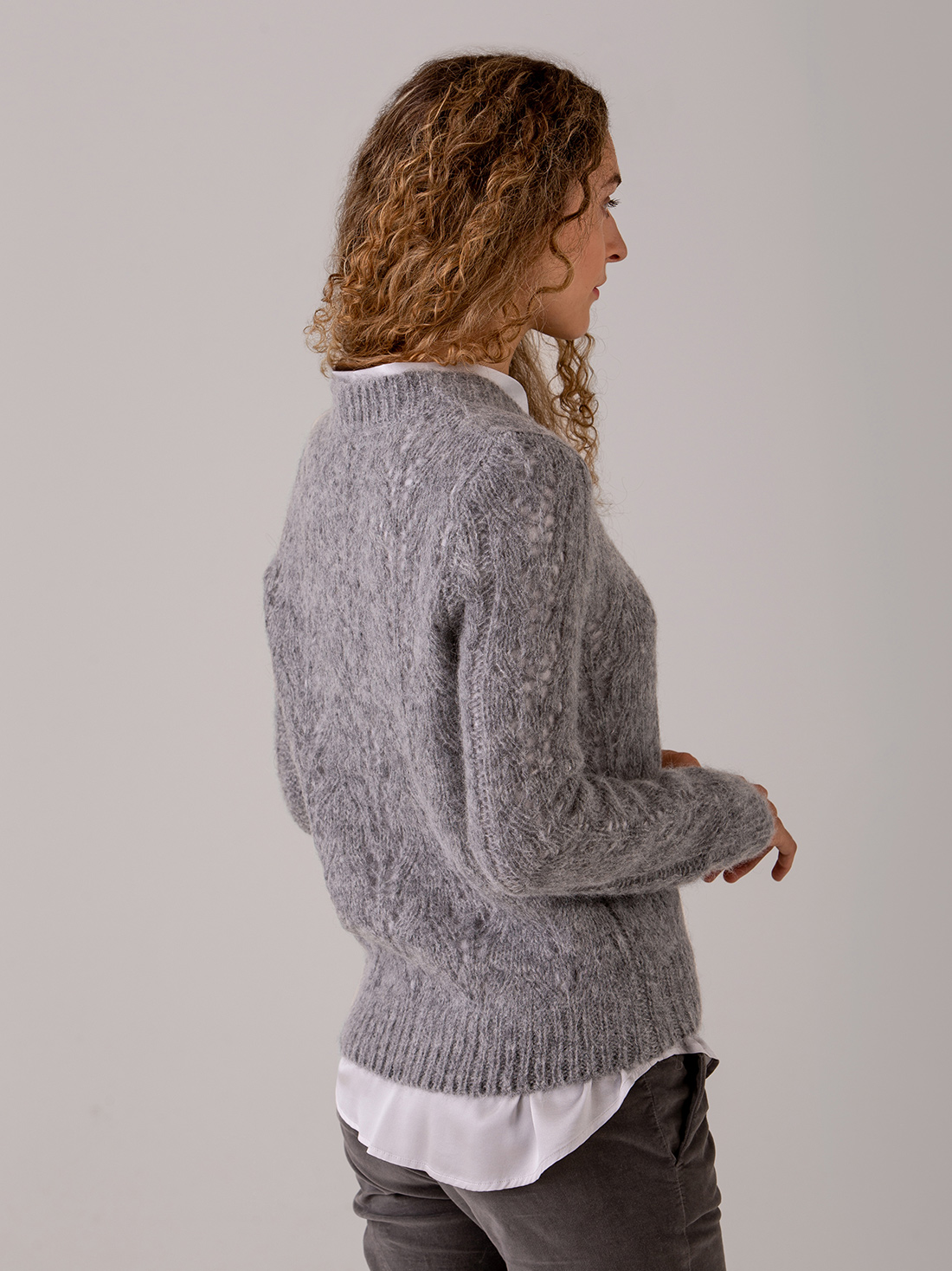 Detailansicht von Pullover mit Lochstrick von DANIELS