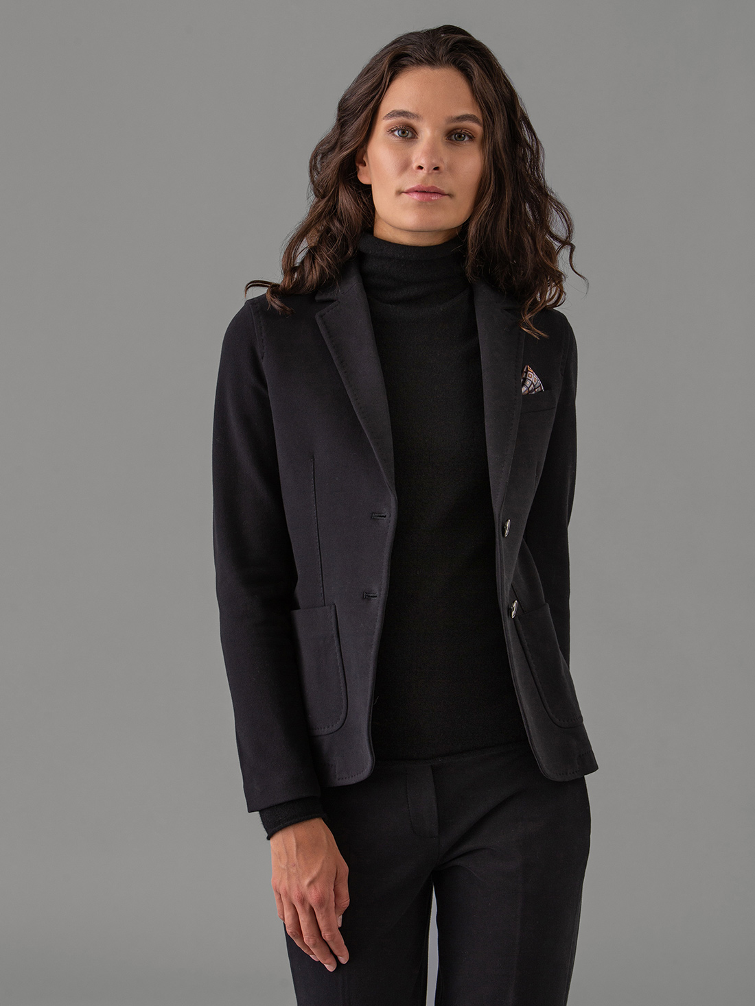 Detailansicht von Blazer aus Baumwolle von CIRCOLO