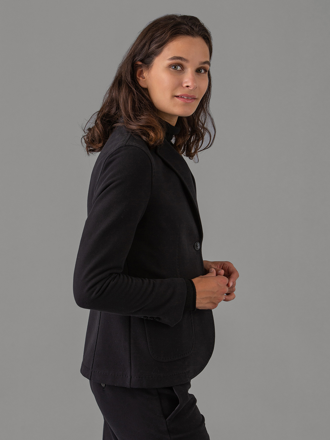 Detailansicht von Blazer aus Baumwolle von CIRCOLO