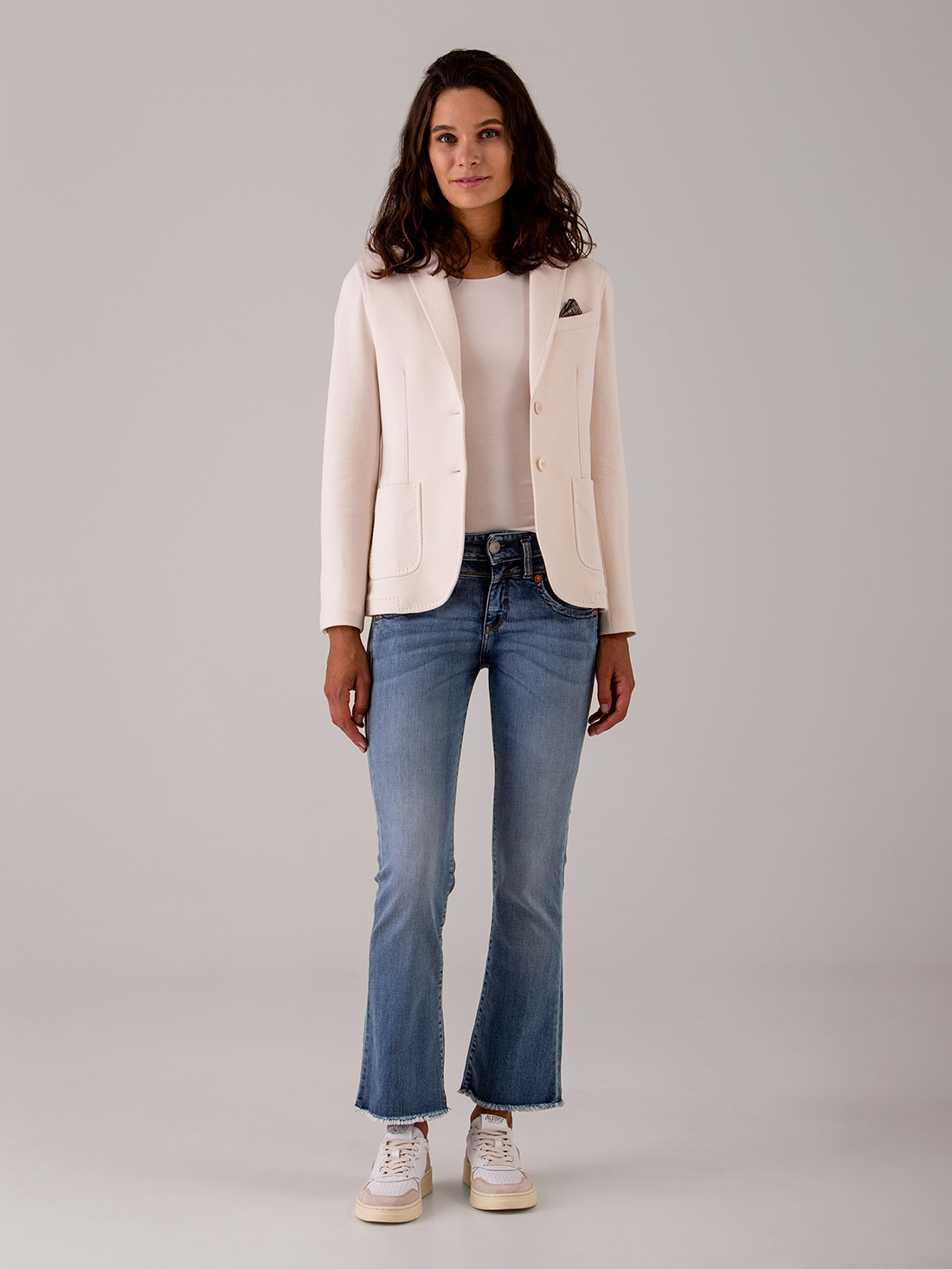 Detailansicht von Blazer aus Baumwolle von CIRCOLO