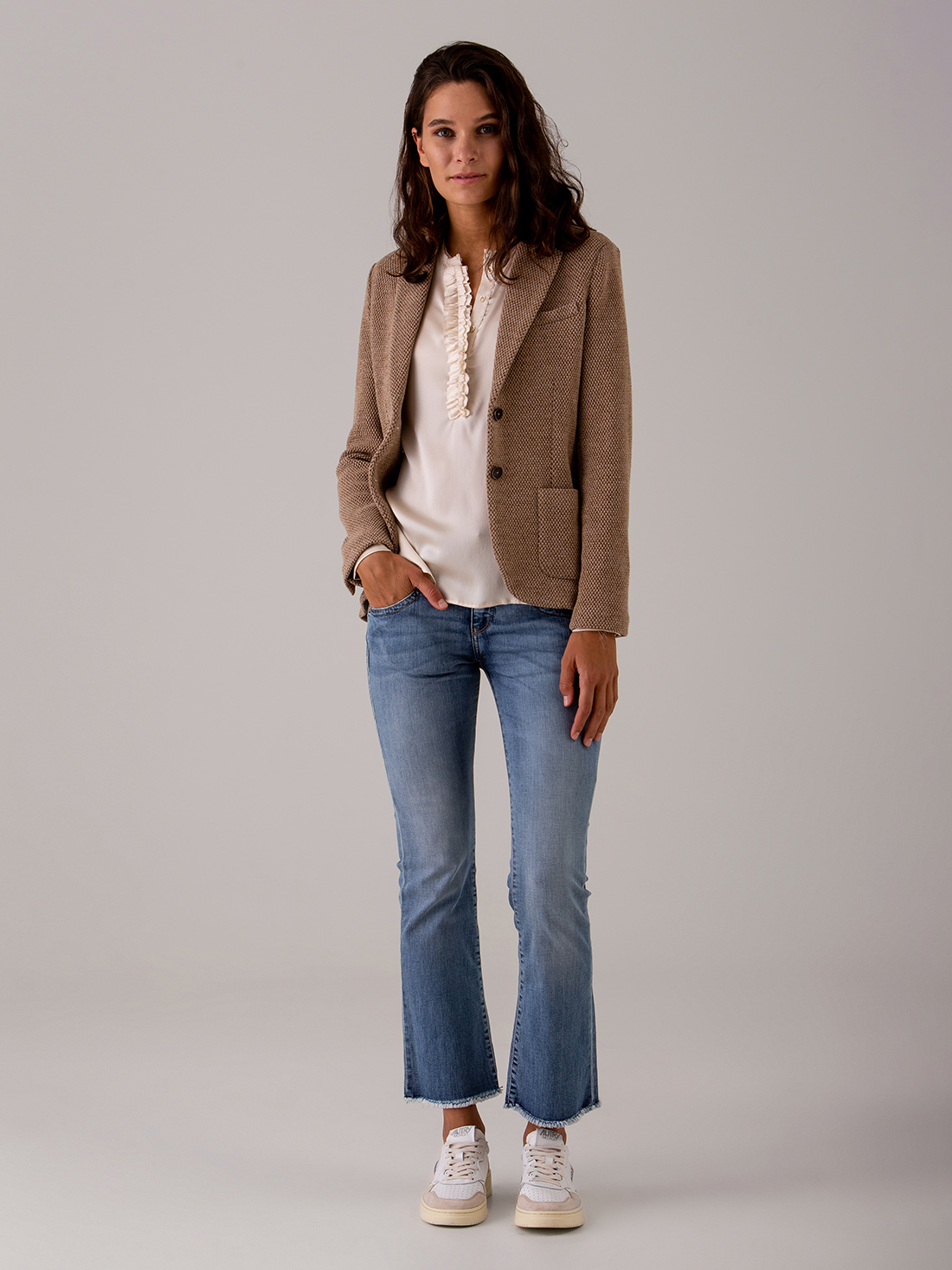 Detailansicht von Blazer aus Wolle von CIRCOLO