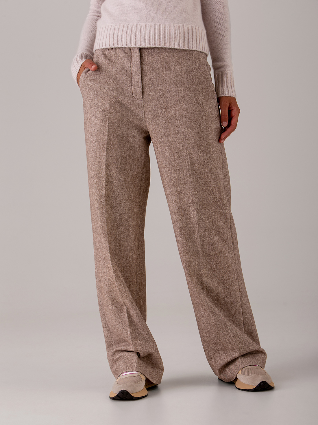 Detailansicht von Weite Hose aus Baumwolle von CIRCOLO