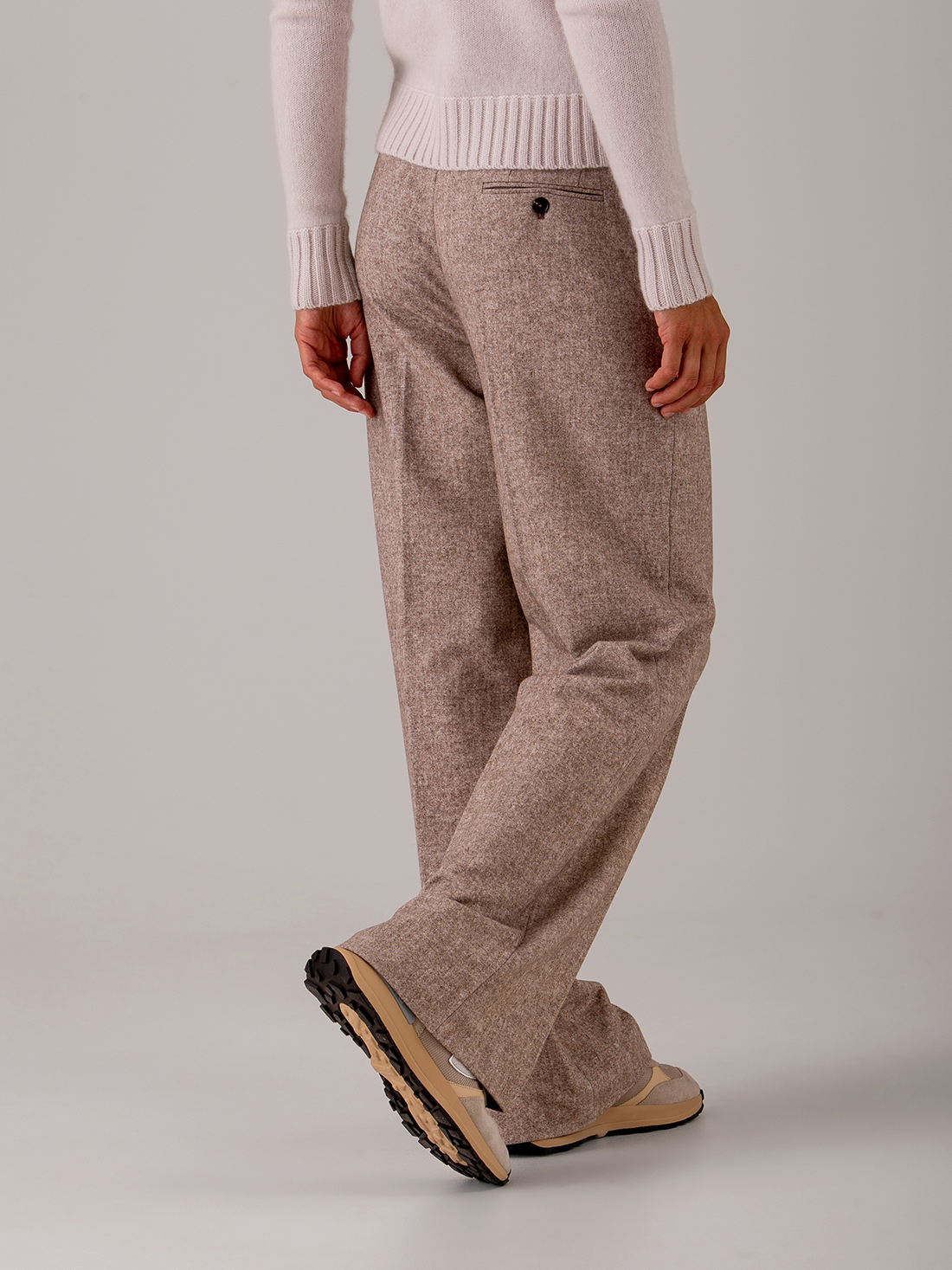 Detailansicht von Weite Hose aus Baumwolle von CIRCOLO