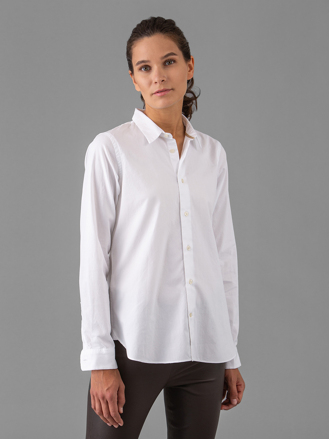 Detailansicht von Baumwollbluse von FIL NOIR